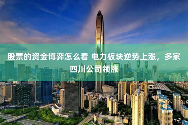 股票的资金博弈怎么看 电力板块逆势上涨，多家四川公司领涨